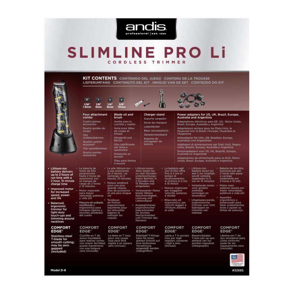 Desvelladora Andis Nation D-8 Pro Li (32685) image number 4.0