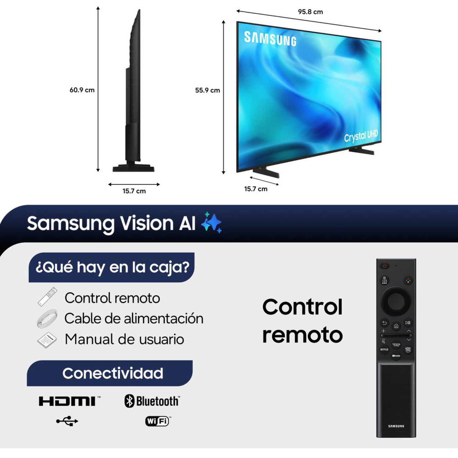 Led 43" Samsung U8000H / Ultra HD 4K / Vision AI Smart TV 2026 image number 1.0