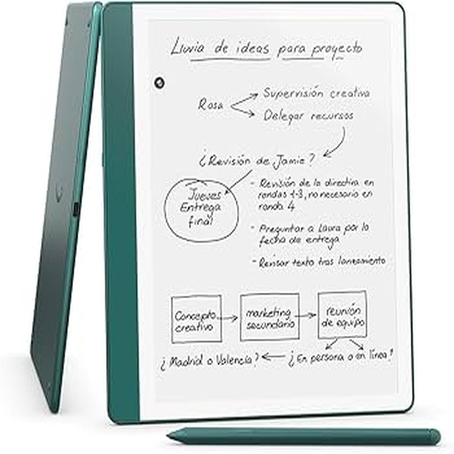 Amazon Kindle Scribe 10.2 Pulgadas 64gb L&aacute;piz Premium Pen Jade Met&aacute;lico image number 1.0
