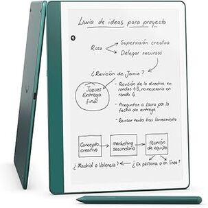 Amazon Kindle Scribe 10.2 Pulgadas 64gb L&aacute;piz Premium Pen Jade Met&aacute;lico