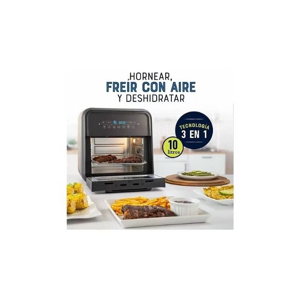 S&uacute;per Freidora De Aire Oster 10 Litros Ckstafov3 Color Negro 220v Multifuncional image number 1.0