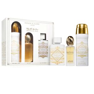 Lattafa Badee Al Oud Honor & Glory Edp 100ml+hair Mist 50ml+deo 200ml