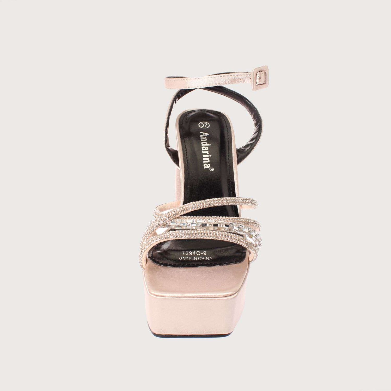 Sandalia Plataforma Champagne Andarina Art. 57294q9champagne image number 2.0