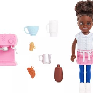 Barbie Chelsea Aprendiendo Profesiones Barista Mattel