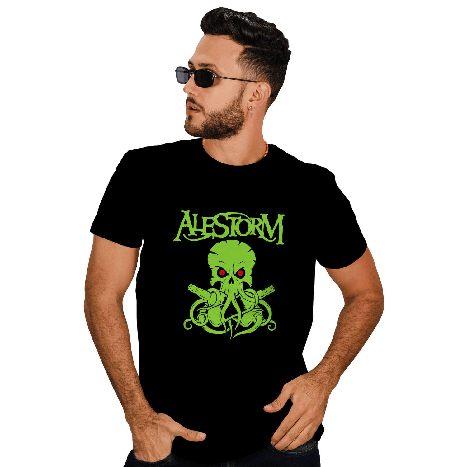 Polera Hombre Alestorm Metal Rock D2 image number 0.0