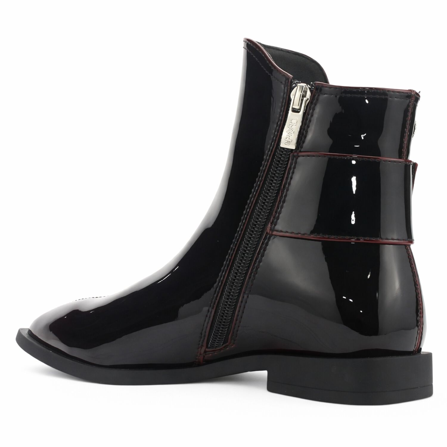 Botin Burdeo Mujer Casual Chalada Slik image number 3.0