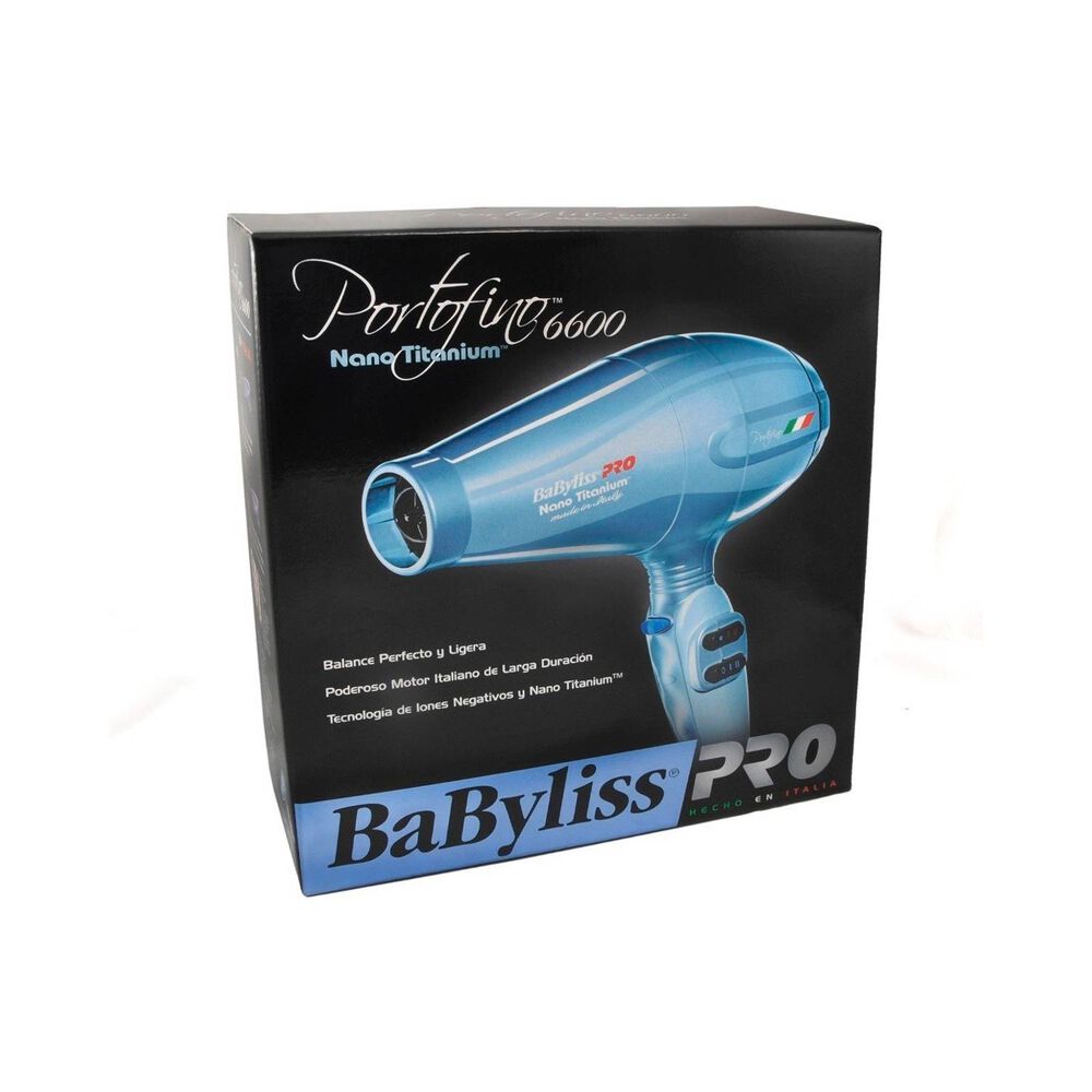 Secador De Pelo Babylisspro Nano Titanium Portofino 6600 Azul image number 3.0
