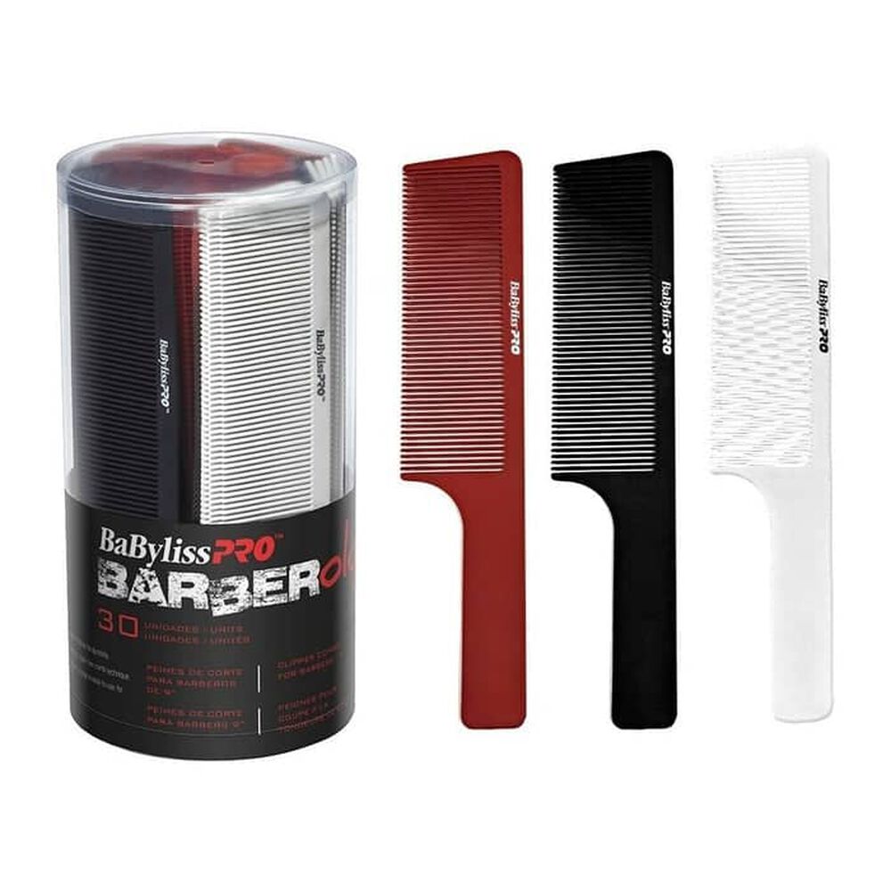 Peine Babylisspro Barberlogy Corte Barberia 9pulgadas Rojo image number 3.0
