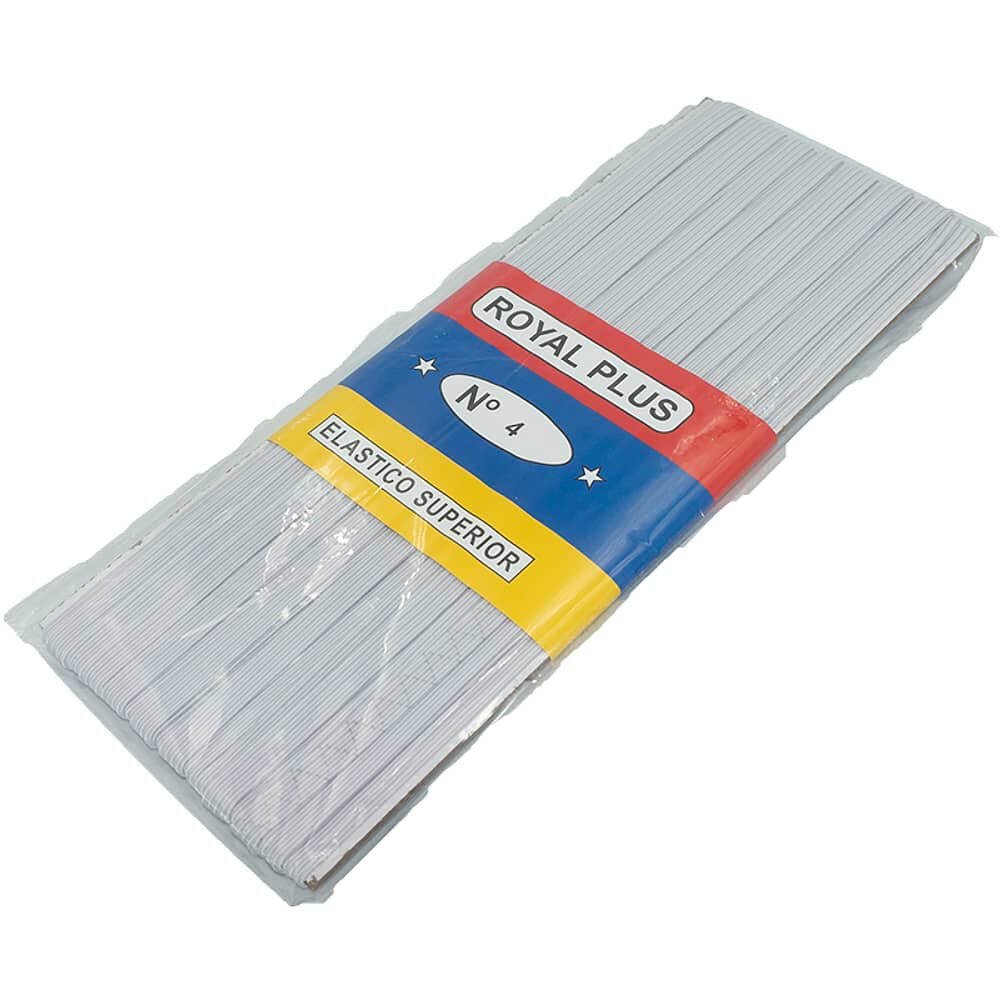 El&aacute;stico Blanco N&deg;4 (6mm) De Ancho, Pieza De 10 Mts image number 0.0