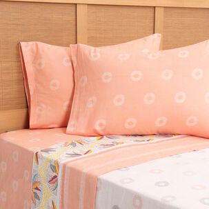 Sabana Estampadas 144 Hilos 2 Plazas Gorrion