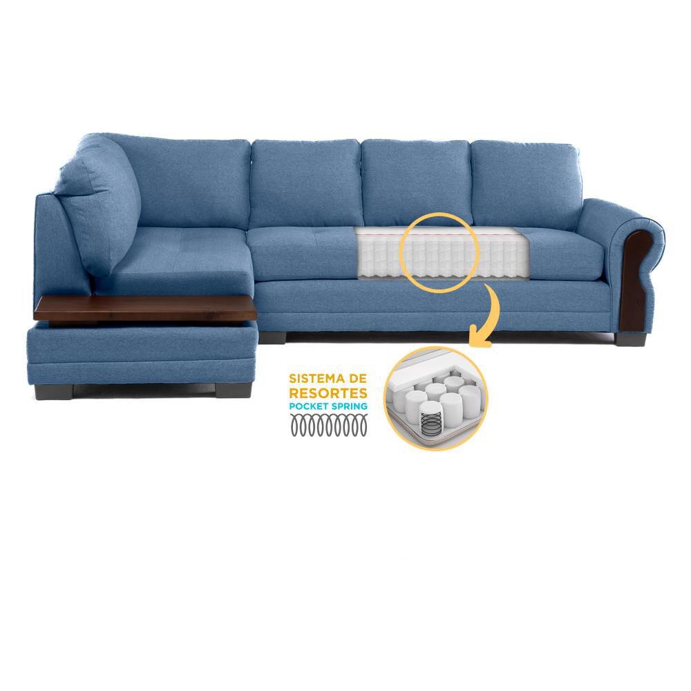 Sofá Seccional Living Factory Michigan Izquierdo / 5 Cuerpos image number 3.0