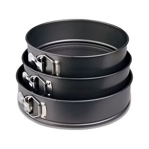 3 Moldes De Torta Desmontable Antiadherente Reposteria