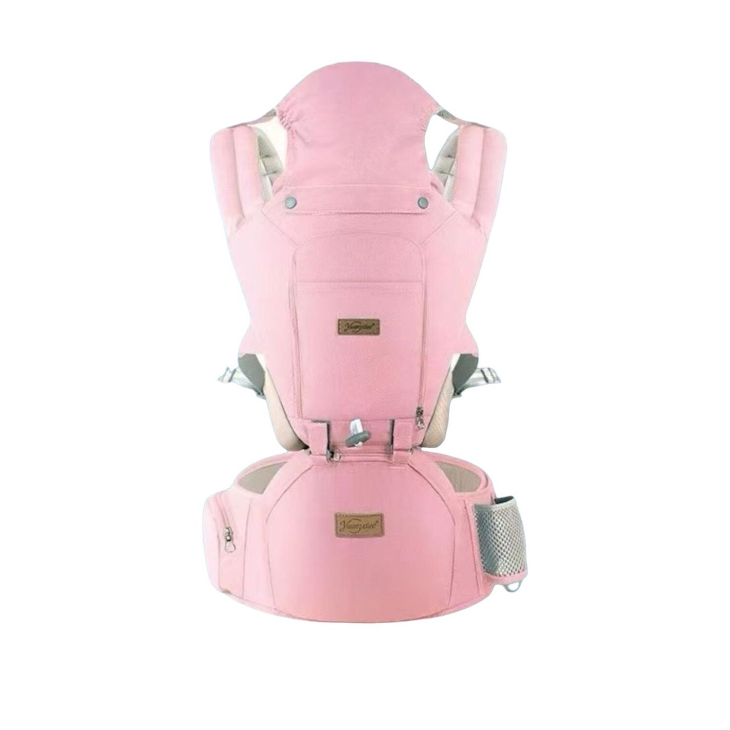 Portabeb&eacute; Ergon&oacute;mico Multifuncional 3 En 1 Lubabycas Rosado image number 0.0
