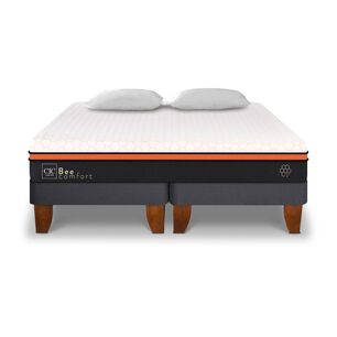 Cama Europea Cic Bee Comfort / King / Base Dividida + Almohadas