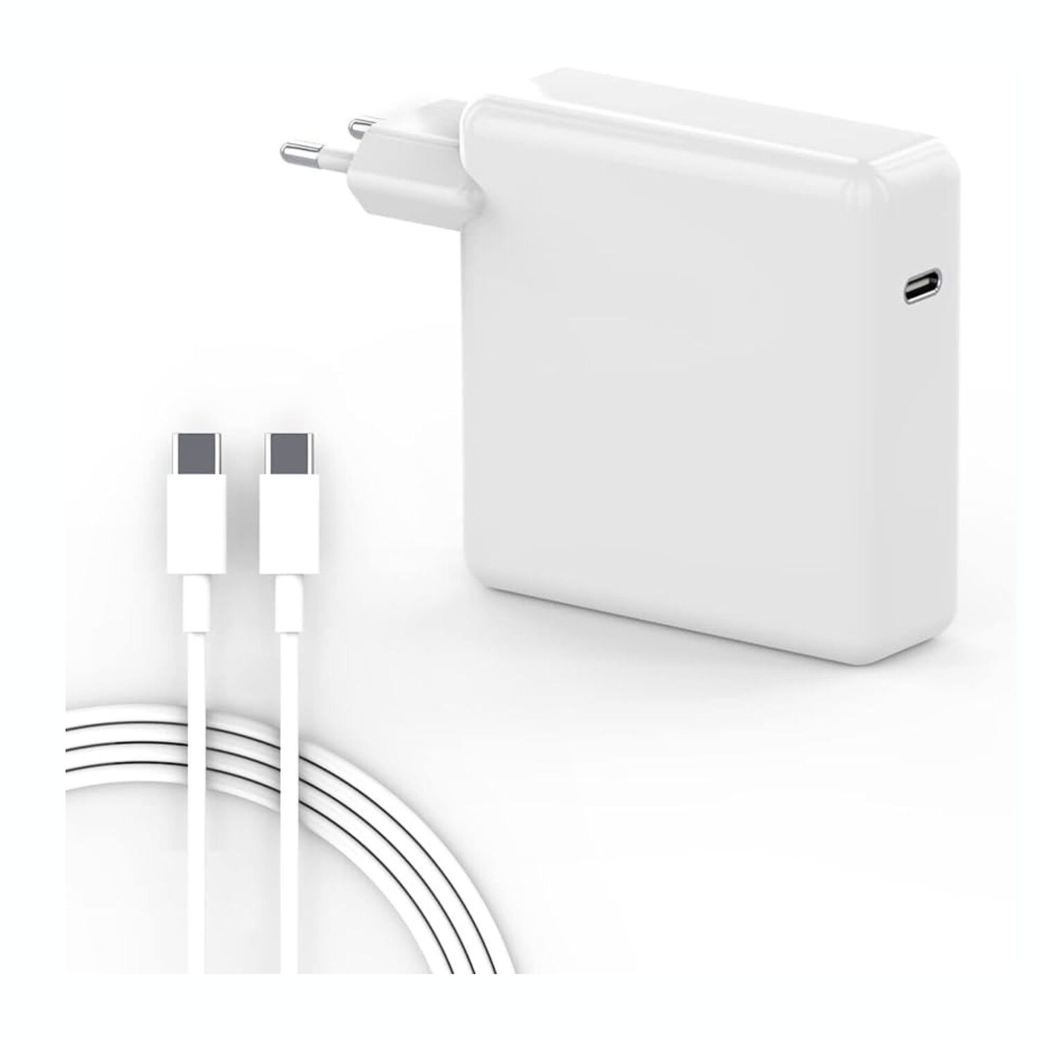 Cargador Compatible Macbook 87w Tipo Usb-c Blanco image number 1.0