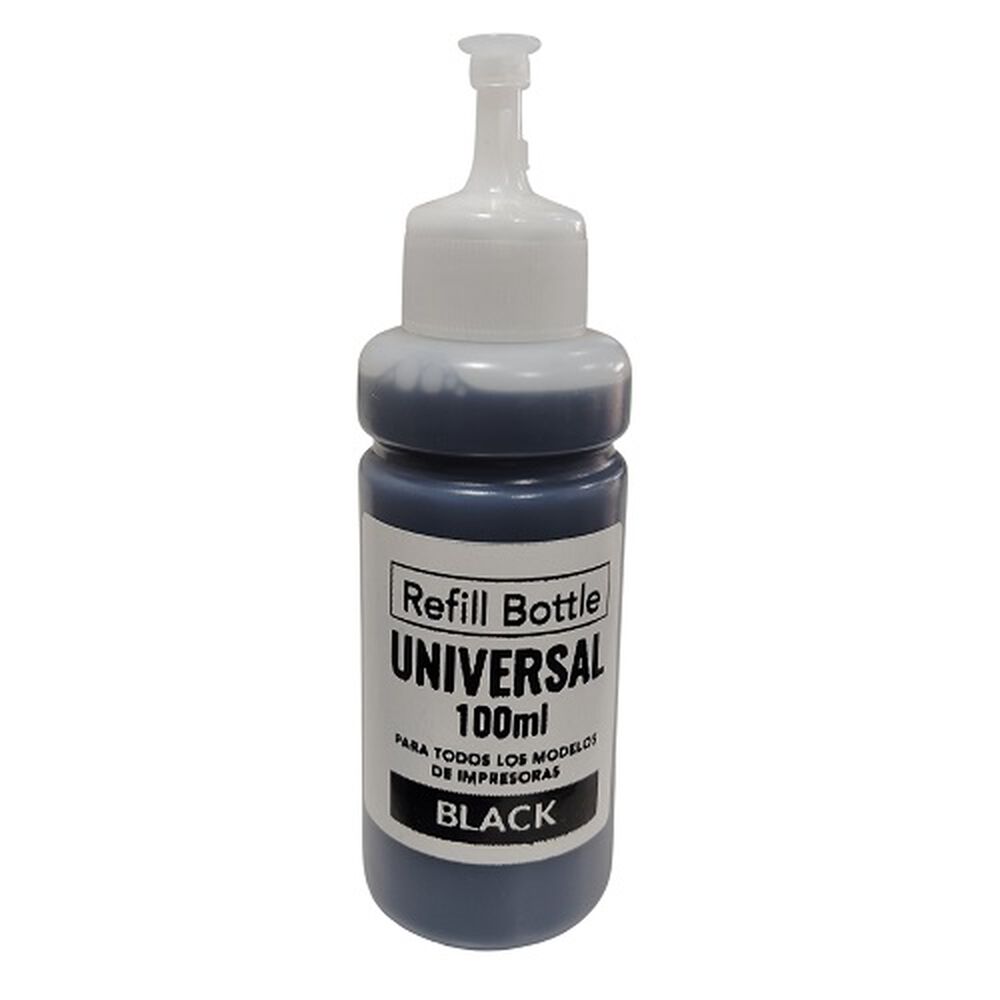 Botella De Tinta Negra Universal 100ml image number 0.0