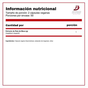 Maca 500 Mg 100 C&aacute;psulas