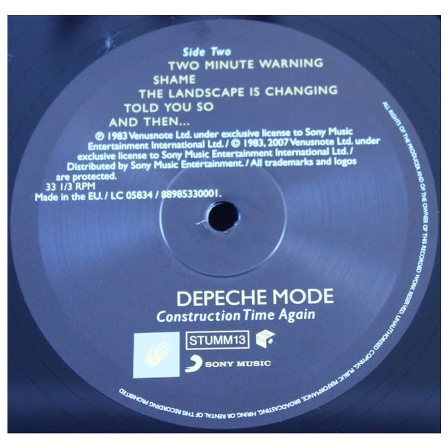 Depeche Mode - Construction Time Again | Vinilo image number 4.0