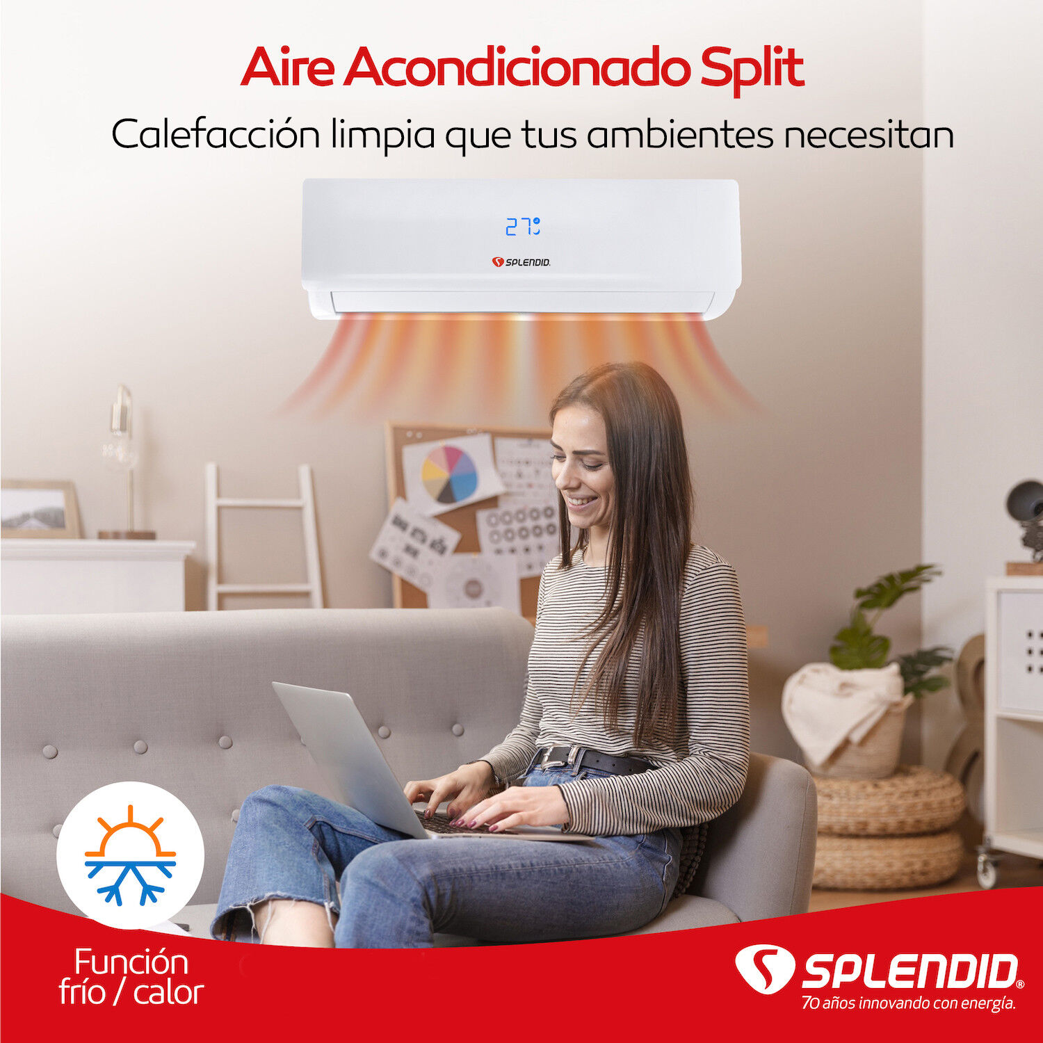 Aire Acondicionado Split 9000 Btu Inverter Modo Calefacci&oacute;n image number 10.0