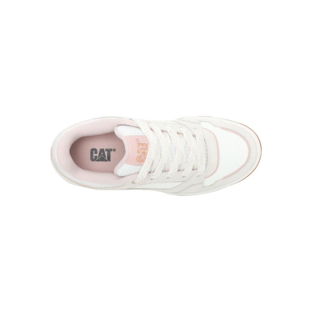 Zapatilla Urbana Mujer Cat Script Whisper White image number 3.0
