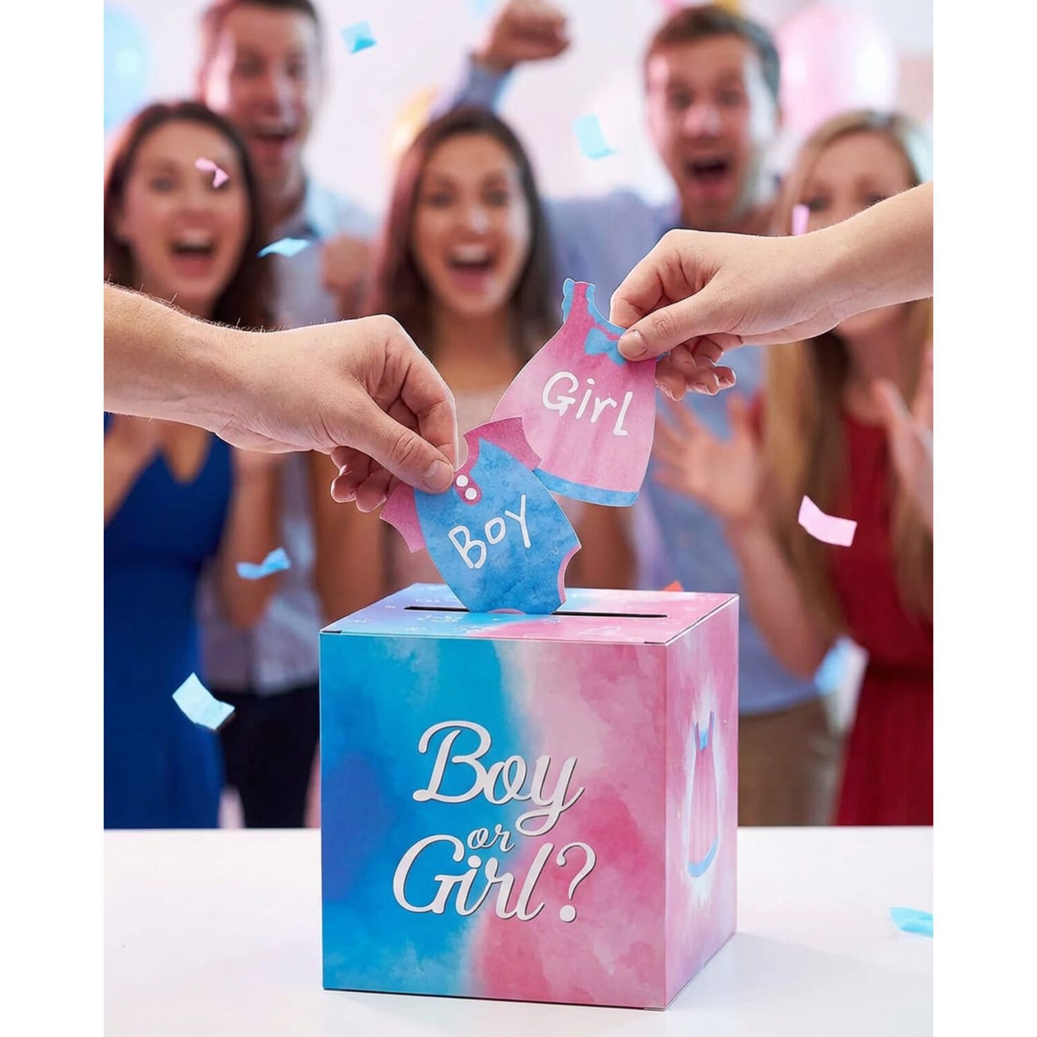 Caja Para Revelar G&eacute;nero Juegos De Votaci&oacute;n Baby Shower image number 7.0
