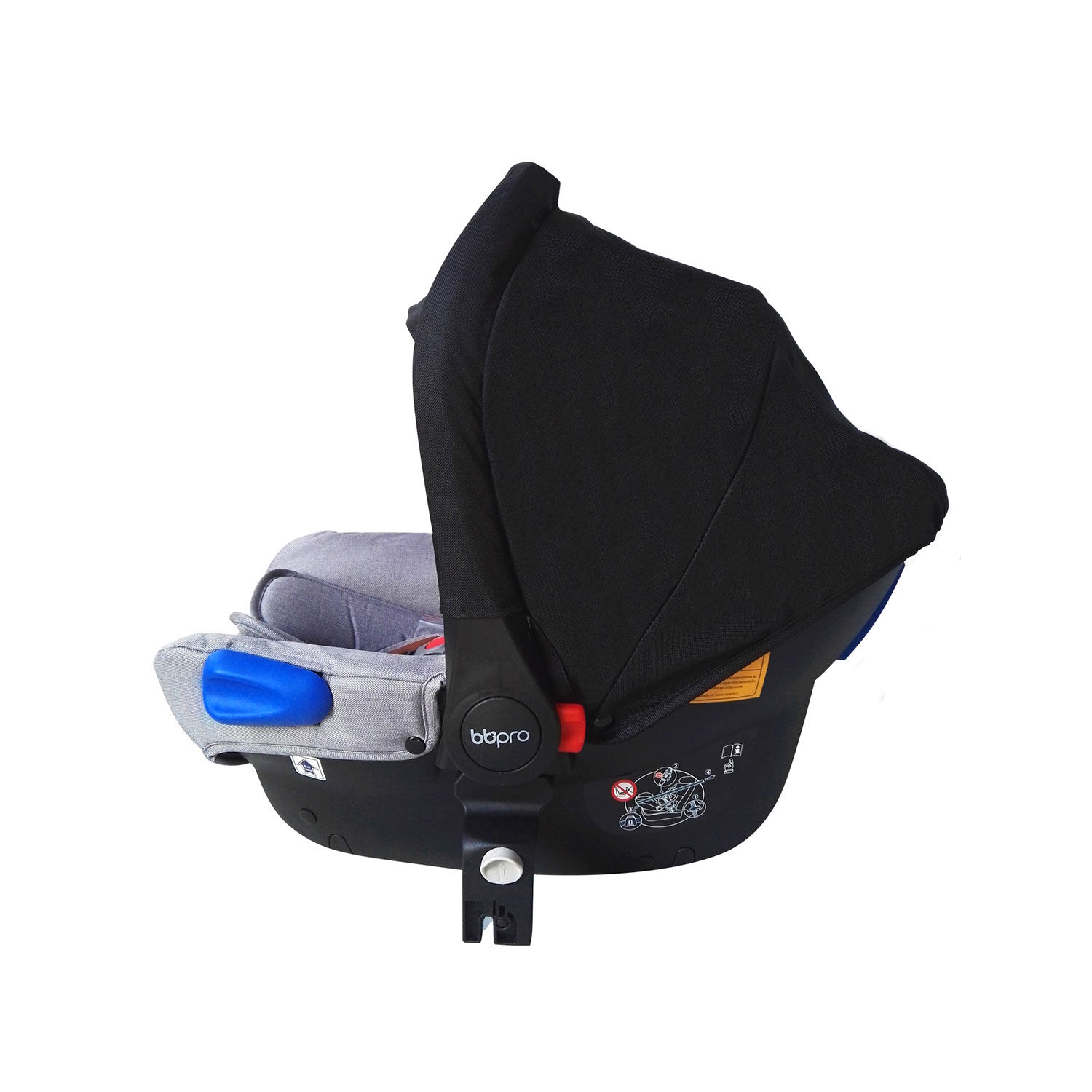 Silla De Auto Zoe Gris Plata - Negro image number 2.0