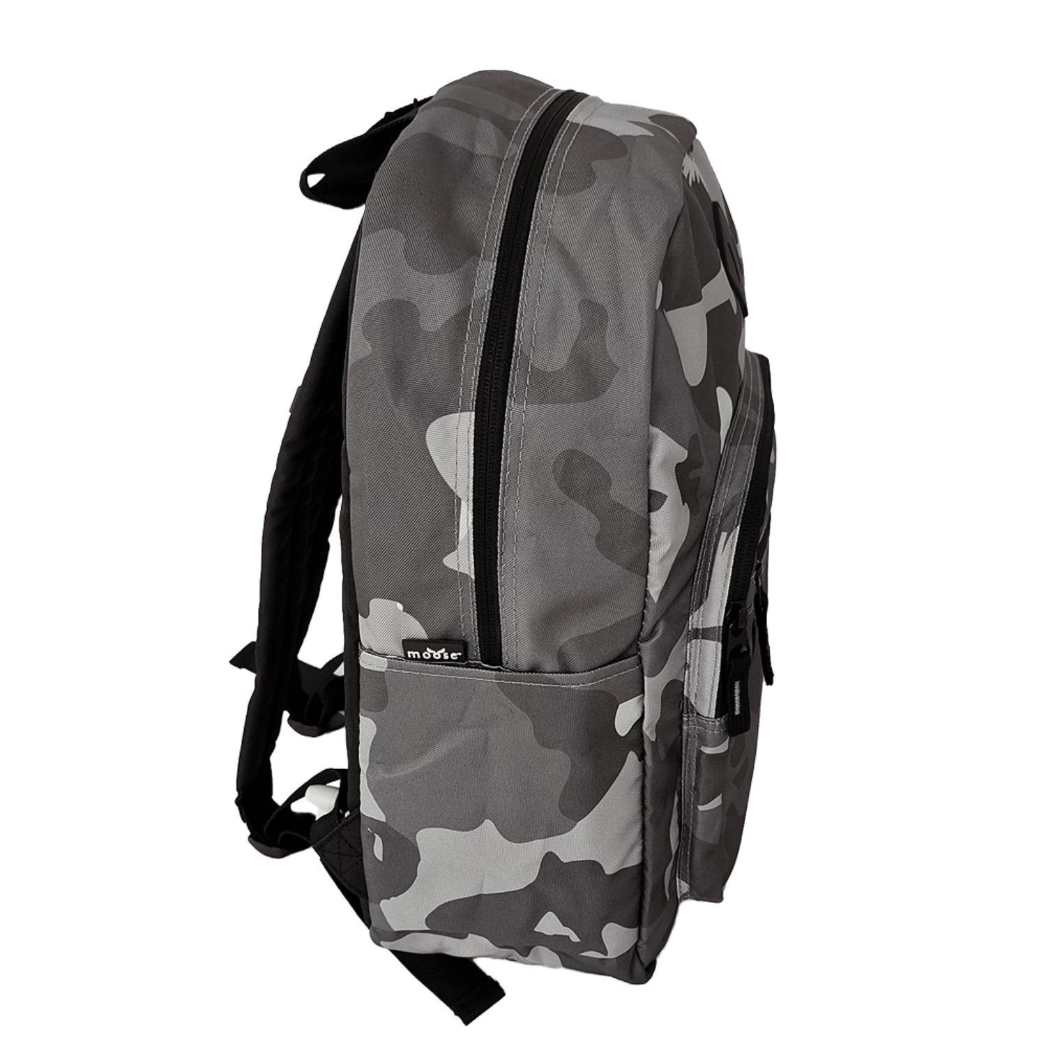Mochila Camuflaje Gris Escolar Juvenil Resistente Moderna image number 2.0