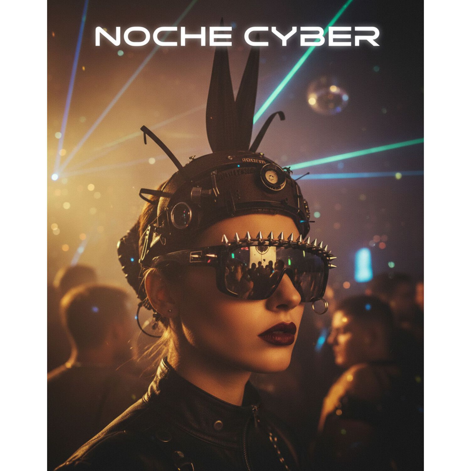 Lentes Retro Futuristas Steampunk Rave Rock Para Mujer image number 19.0