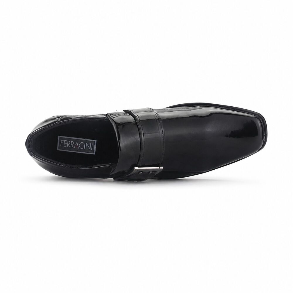 Zapato Ferracini Hombre 4373 Frankfurt Negro Charol Casual image number 4.0