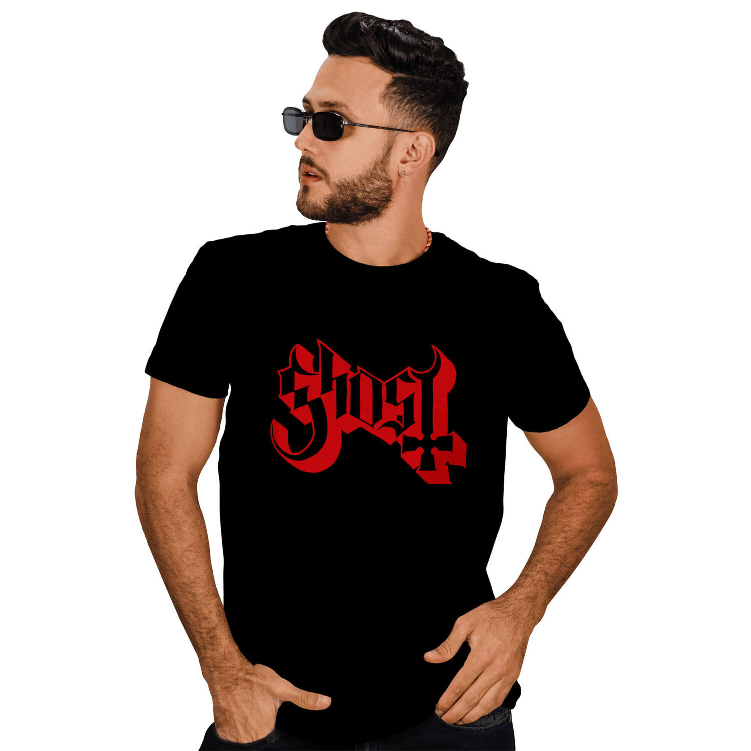 Polera Hombre Ghost Metal Rock image number 0.0