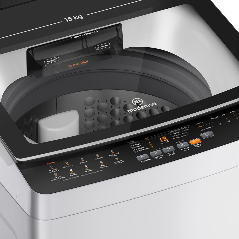 Lavadora Autom&aacute;tica 15kg Carga Superior Mdwmt15w Blanca image number 4.0