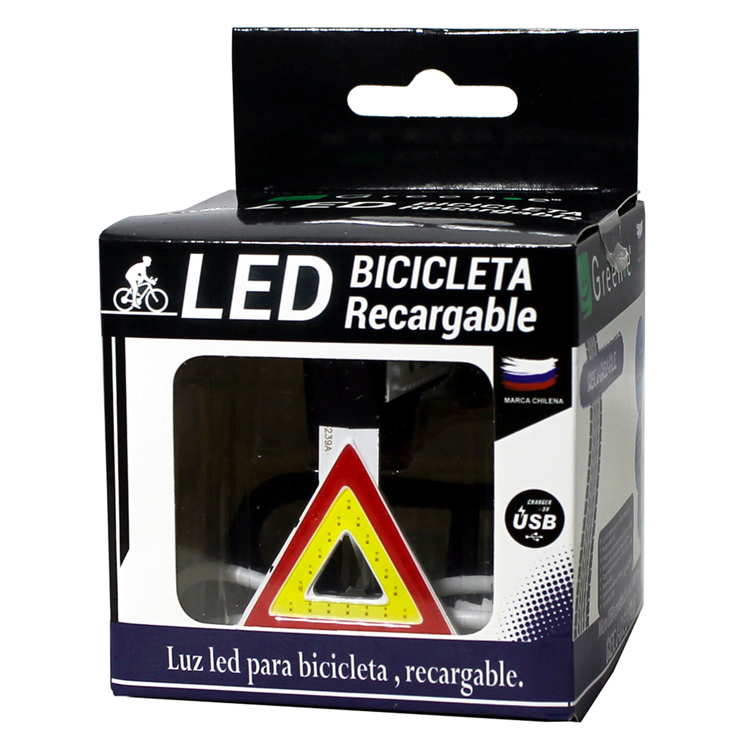 Luz Led Para Bicicleta. Recargable V&iacute;a Usb image number 0.0