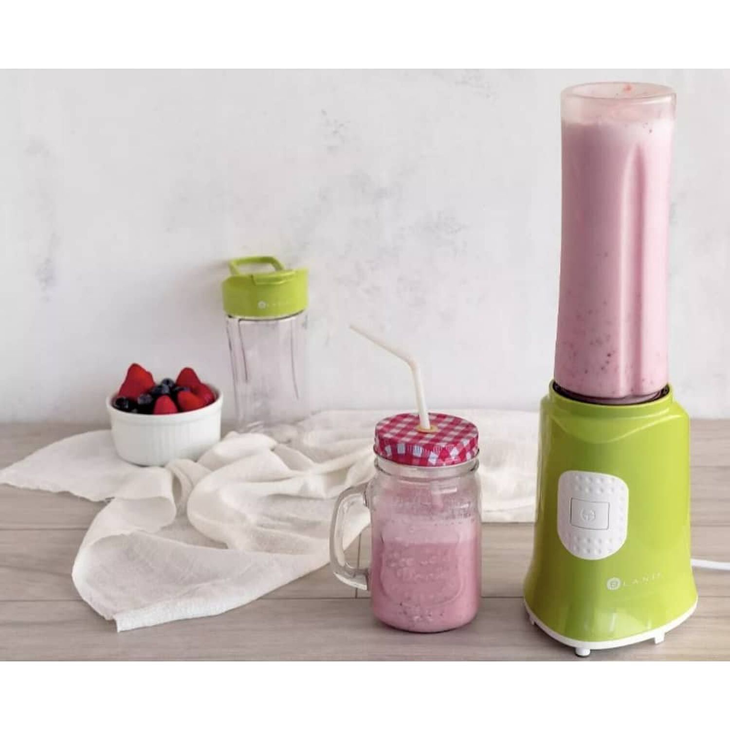 Licuadora Personal Mini Blender Blanik Color Verde image number 1.0