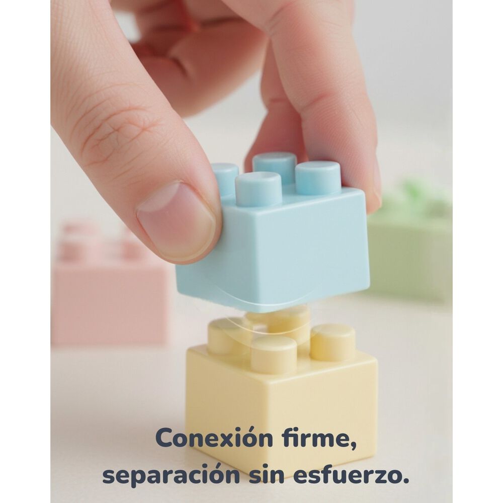 Juguete Bloques Construccion 88 Piezas Color Pastel image number 6.0
