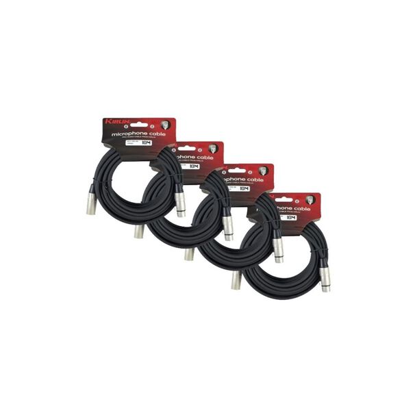 Pack4cable Microfono Serie C Xlr10m Kirlin Mpc4-280-10