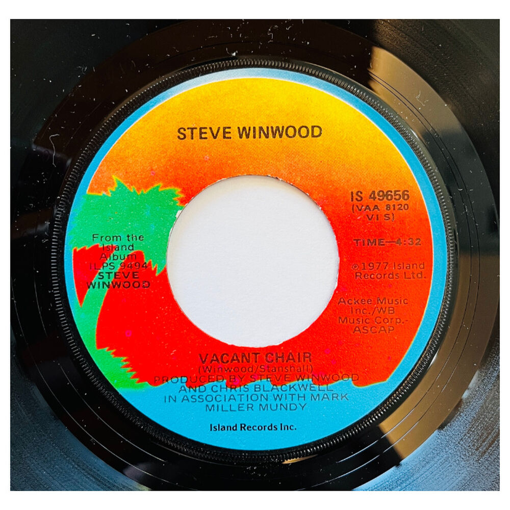 Steve Winwood - While You See A Chance | 7" Single Vinilo Usado image number 2.0