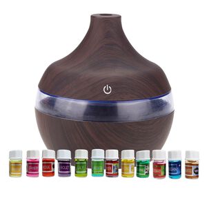 Pack Humidificador De Grano + 12 Esencias Aromaticas