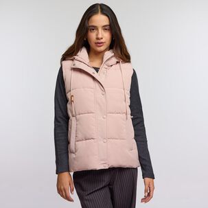Parka Regular Sin Mangas Cuello Alto Con Capucha Mujer Freedom Parka Regular Sin Mangas Cuello Alto Con Capucha Mujer Freedom