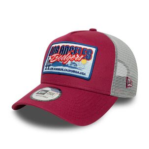Gorra 9forty Los Angeles Dodgers Mlb Team Patch Dark Red
