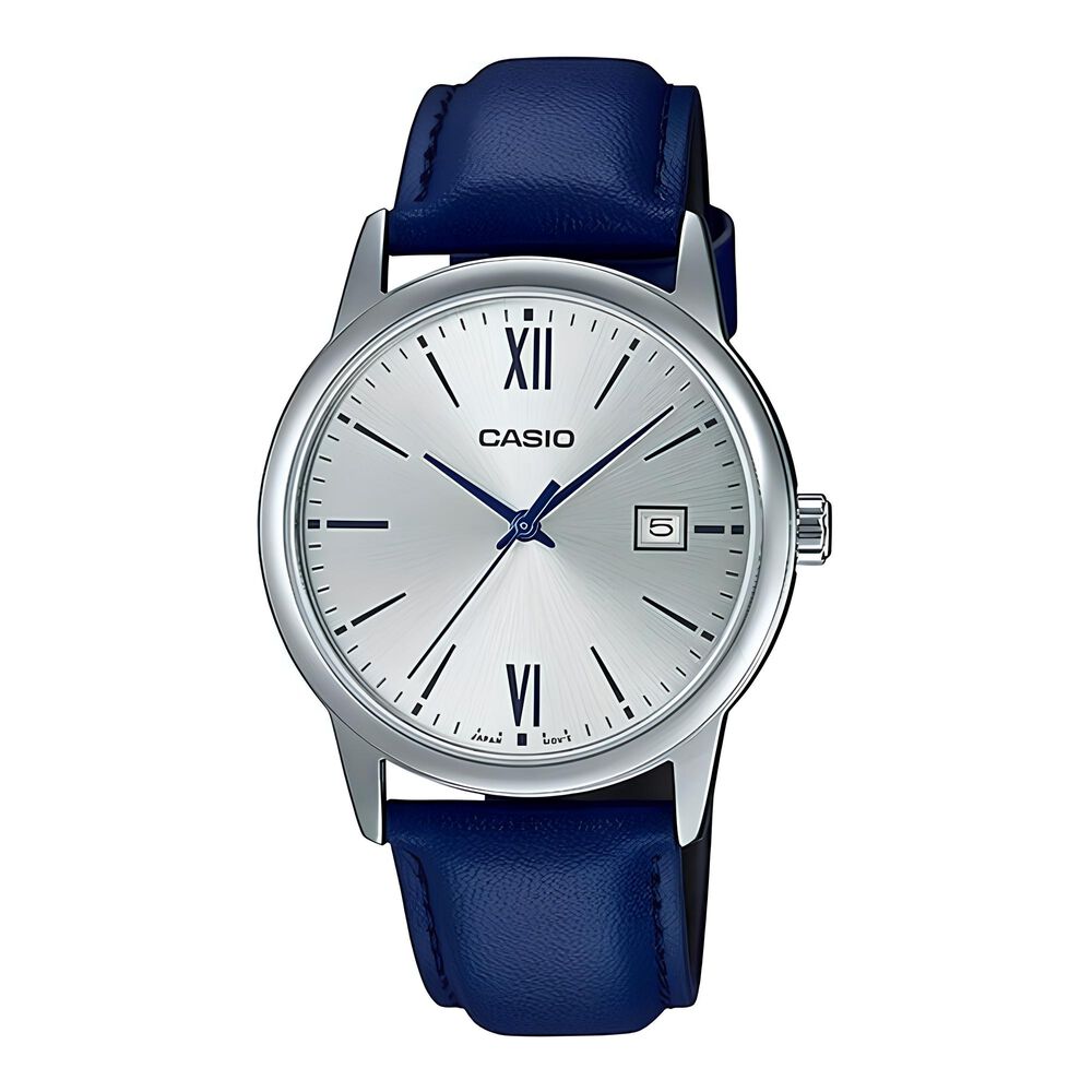 Reloj Mtp-v002l-2b3 Hombre Analogo Cuero image number 0.0