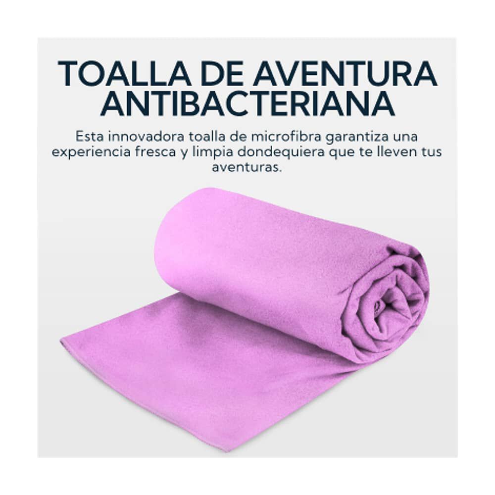 Toalla Microfibra Pro Outdoor Rosada image number 3.0