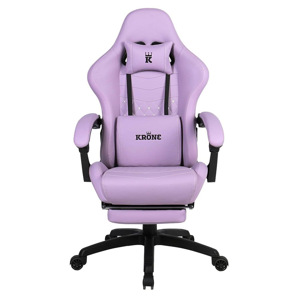 Silla Gamer Oficina Krone Xl Reclinable + Masaje + Apoyapi&eacute;s image number 1.0