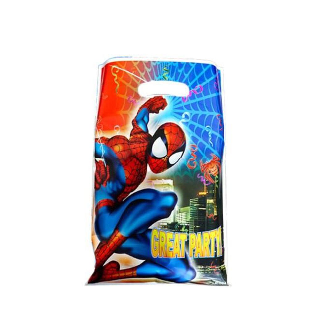 Pack 10 bolsas dulces spiderman cumplea&ntilde;os cotillon image number 0.0