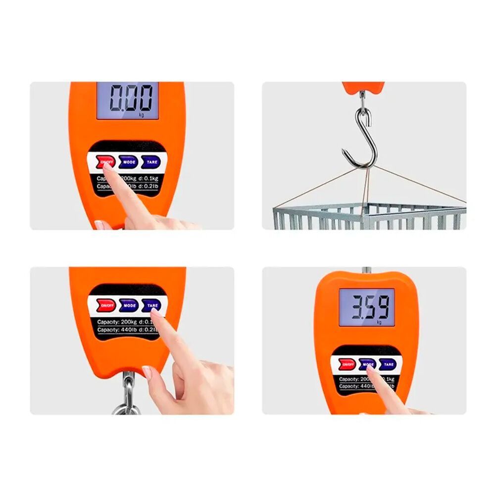 Mini Balanza Electr&oacute;nica Digital Port&aacute;til Colgante Alta Precisi&oacute;n image number 2.0