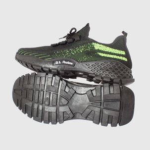 Zapatilla Outdoor Negro/verde Art. 82109a20813blackgreen