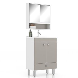 Mueble Baño Vanitorio+espejo Caliz Home Mobili