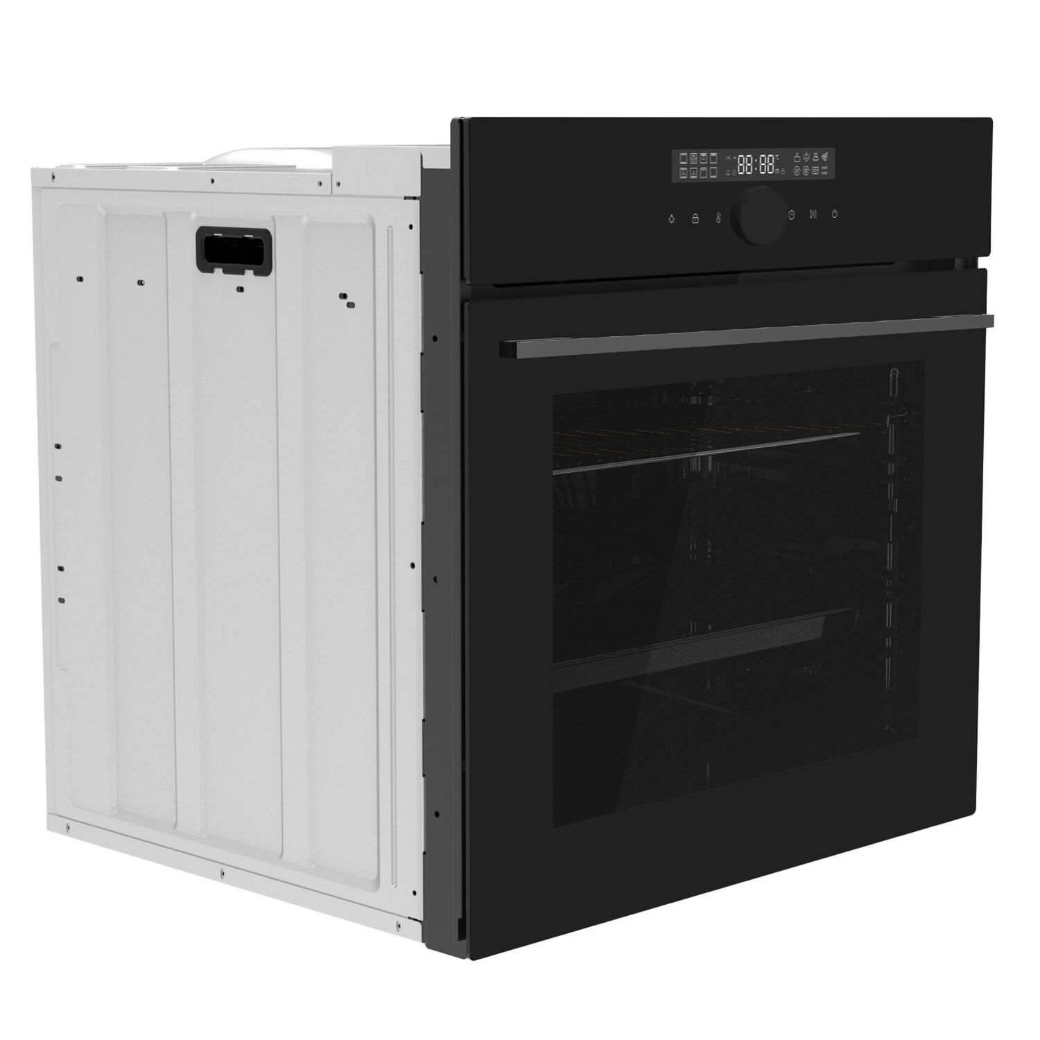 Horno El&eacute;ctrico Empotrable Gr&ouml;ner Deluxe Air Fry Black Matte 16f 76l image number 2.0