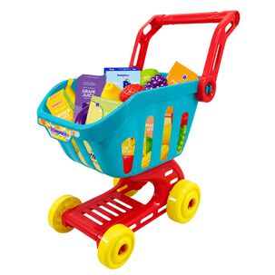 Carrito Compras Infantil 25 Accesorios Supermercado - Ps