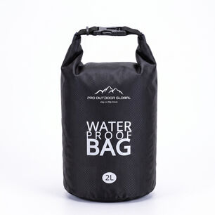 Bolsa Seca Contra Agua Impermeable Flotante Outdoor Camping Kayak 2l Negra