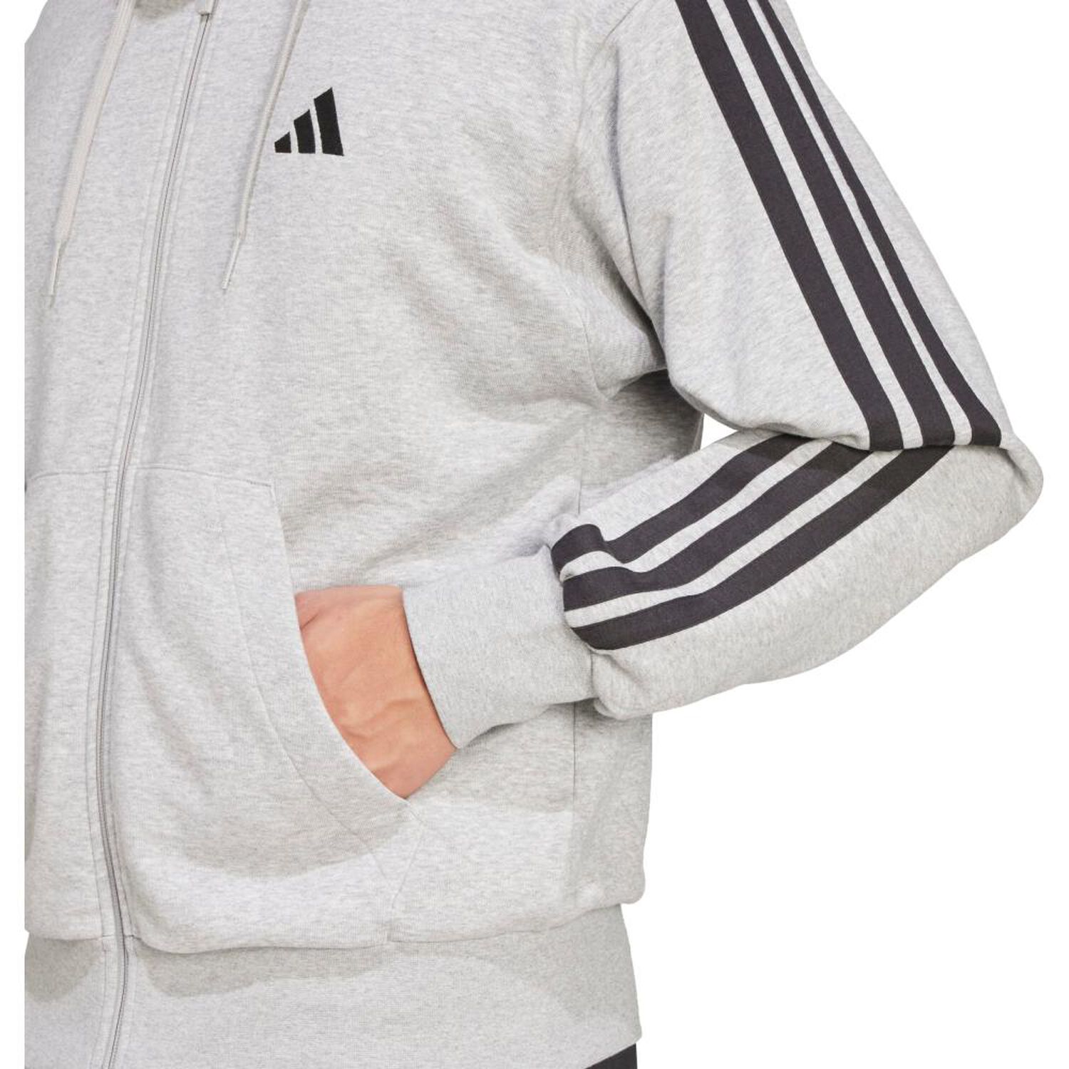 Poler&oacute;n Deportivo Hombre Adidas M 3s Ft Fz Hd image number 6.0